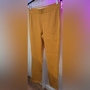 Signature d&co. Golden Yellow Pants Size Small